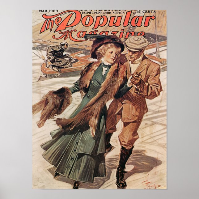 Affiche The Popular Magazine cover, 1909 by Leyendecker (Devant)