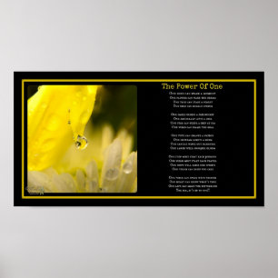 Affiche The Power Of One