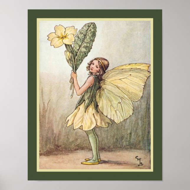 Affiche "The Primrose Fairy" ca. 1918- Cicely Mary Barker (Devant)