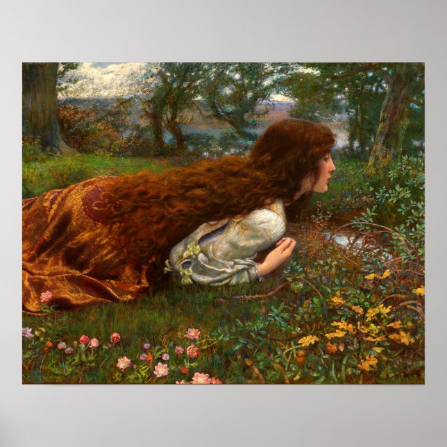 Affiche The Princess Out of School by Edward Robert Hughes (Devant)