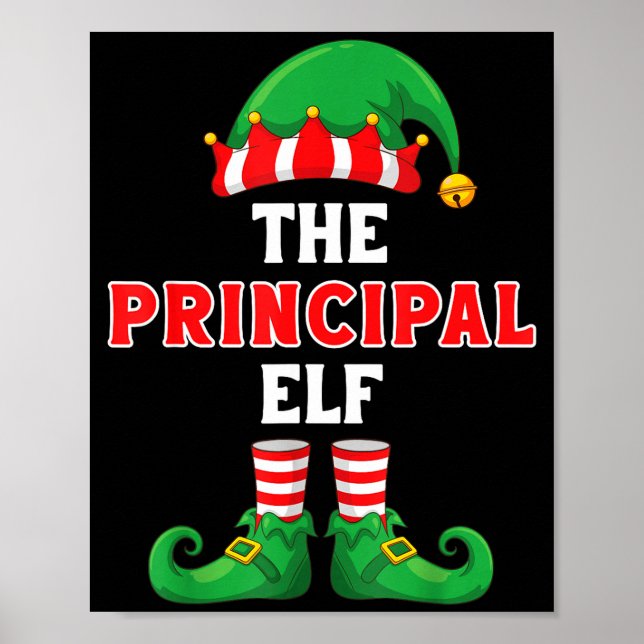 Affiche The Principal Elf Christmas For Principal School P (Devant)