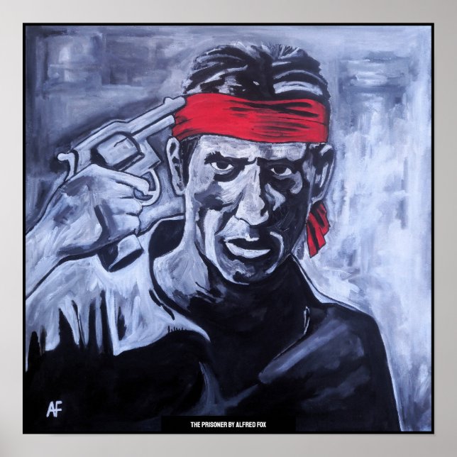 Affiche The Prisoner Painting by Alfred Fox (Devant)