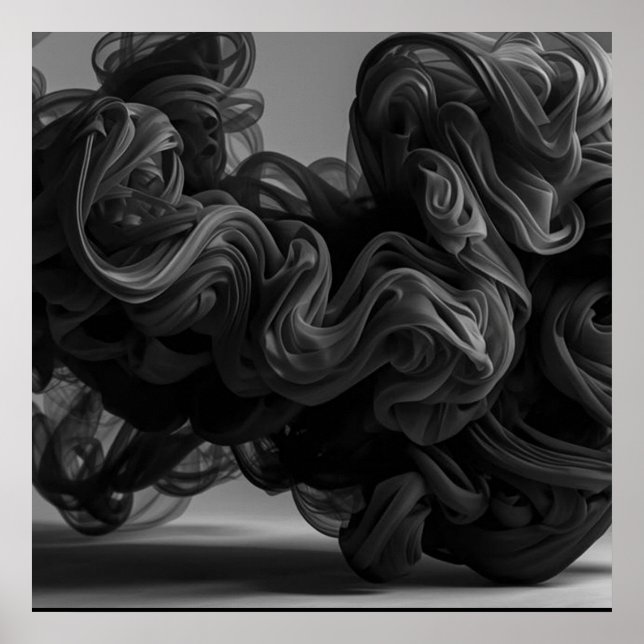 Affiche The Quintessential Cloud of Black Smoke on a Wall (Devant)