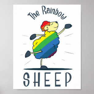 Affiche The Rainbow Sheep LGBT