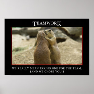 Affiche The real meaning of teamwork (L)