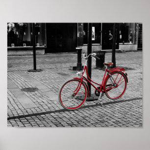 Affiche The red bicycle