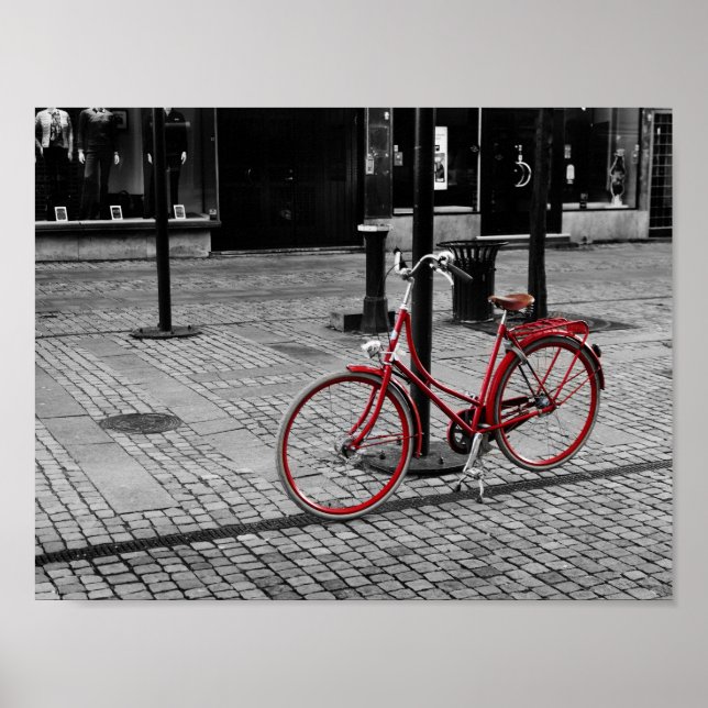 Affiche The red bicycle (Devant)