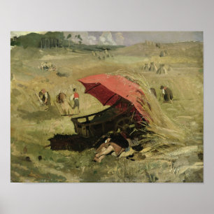 Affiche The Red Sunshade, vers 1860