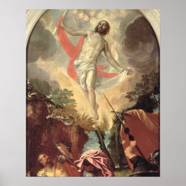 Affiche The Resurrection of Christ (oil on canvas) (Devant)