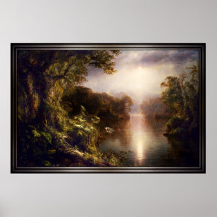 Affiche The River of Light by Frederic Edwin Church