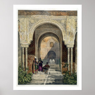 Affiche The Room of the Two Sisters in the Alhambra, Grana