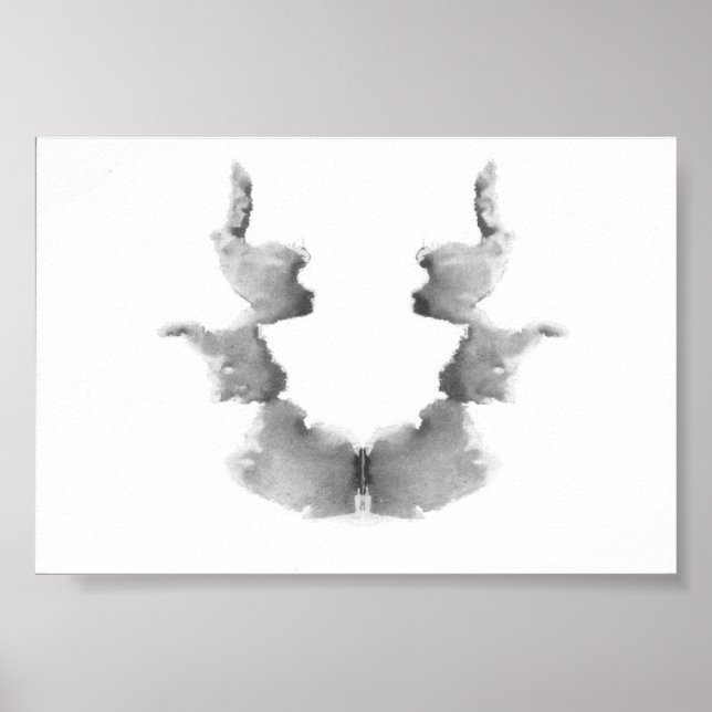 Affiche The Rorschach Test Ink Blots Plate 7 (Devant)