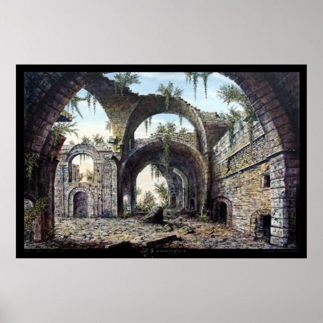 Affiche the ruins (Devant)