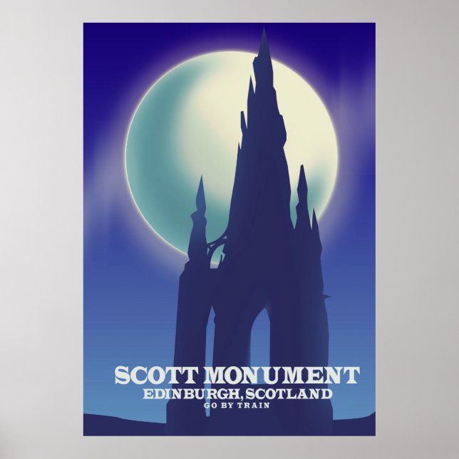 Affiche The Scott Monument, Edinburgh,Scotland (Devant)