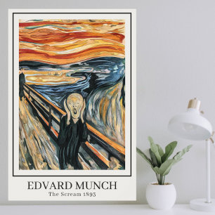 Affiche The Scream (1893) by Edvard Munch