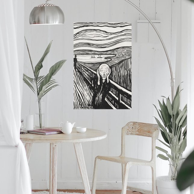 Affiche The Scream (1895) par Edvard Munch. (Créateur téléchargé)