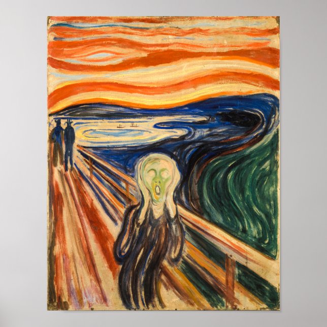 Affiche The Scream | Edvard Munch | (Devant)