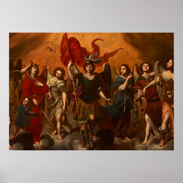 Affiche The Seven Archangels by Massimo Stanzione (Devant)