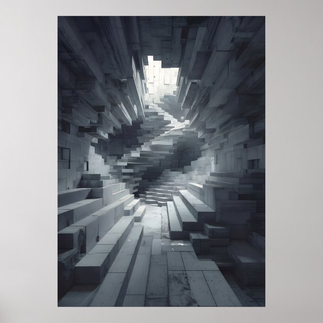 Affiche The Shape of Collapsed Steps × The Shape of Layere (Devant)