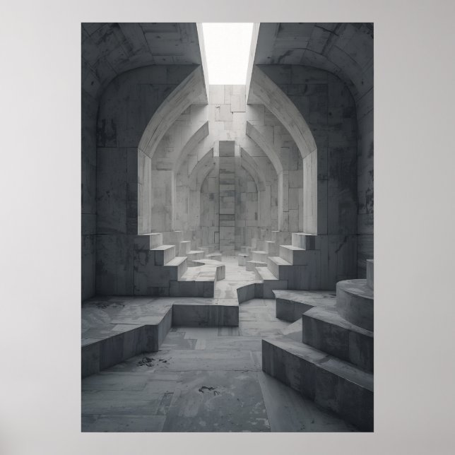 Affiche The Shape of Hollow Arches × The Shape of Fragment (Devant)