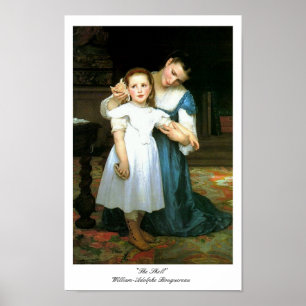 Affiche "The Shell" William-Adolphe Bouguereau Print