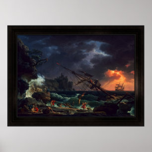 Affiche The Shipwreck by Claude Joseph Vernet