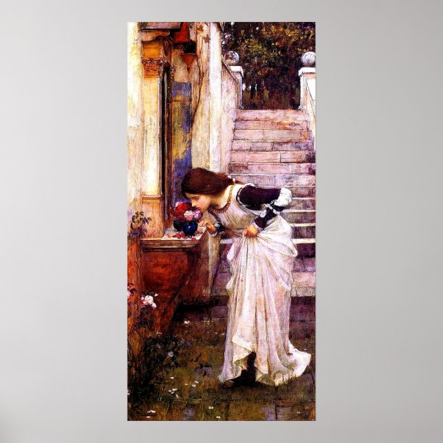 Affiche The Shrine by John William Waterhouse (Devant)
