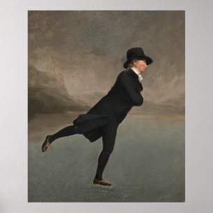 Affiche The Skating Minister Canvas Print