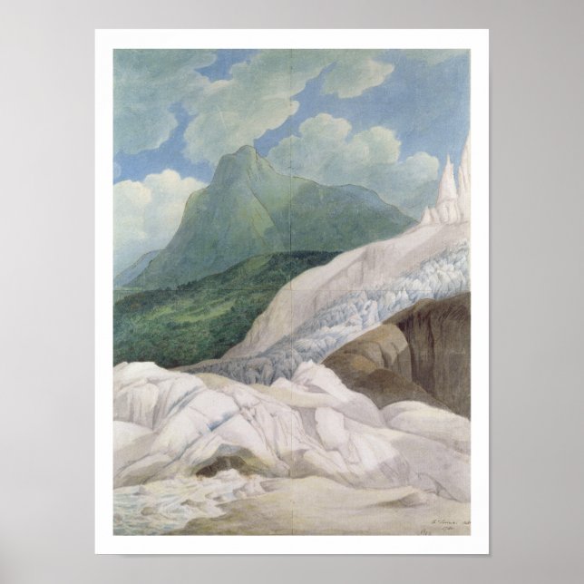 Affiche The Sources of the Aveyron, 1781 (w/c) (Devant)