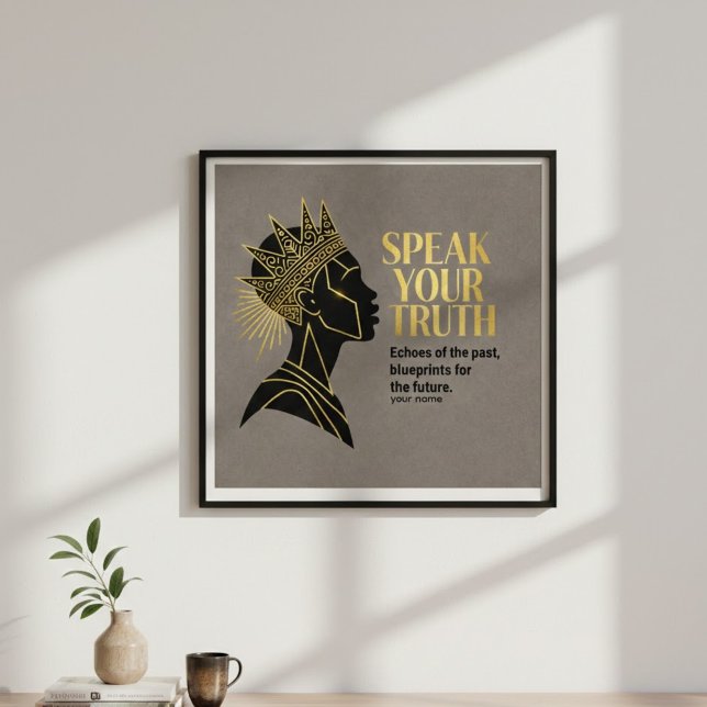 Affiche The Sovereign Voice: Echoes & Blueprints (Créateur téléchargé)