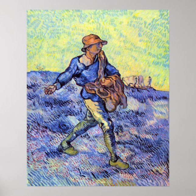 Affiche The Sower 1 by Vincent van Gogh (Devant)