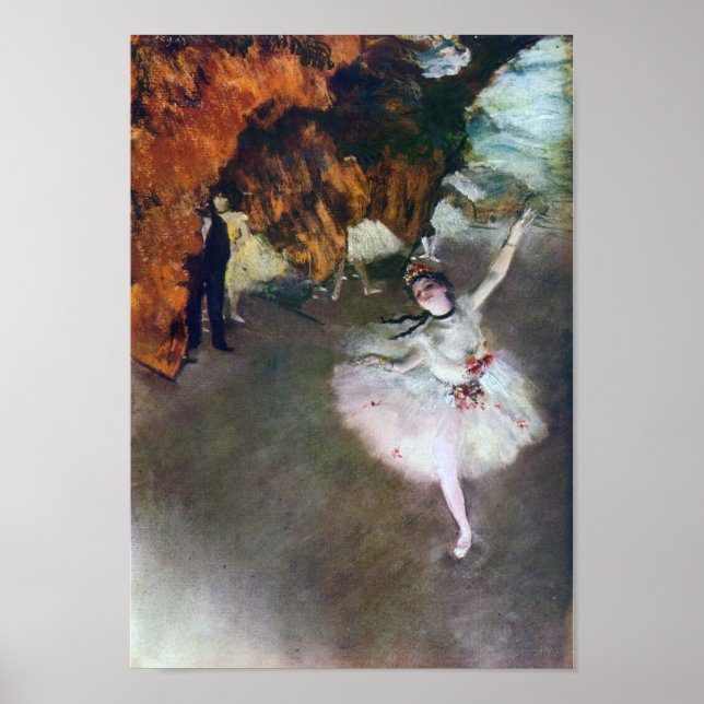 Affiche The Star, Ballerina, Edgar Degas, 1878 (Devant)
