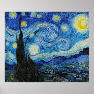 Affiche The Starry Night (1889)