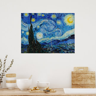 Affiche The Starry Night by Van Gogh
