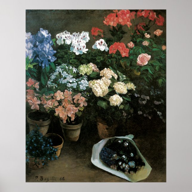 Affiche The Study of Flowers (Devant)