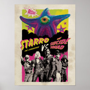 Affiche The Suicide Squad Starro Vs The Suicide Squad