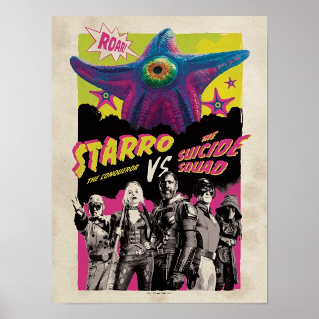 Affiche The Suicide Squad | Starro Vs The Suicide Squad (Devant)