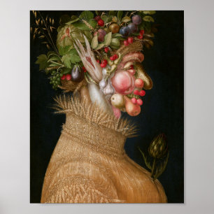 Affiche The Summer, Arcimboldo