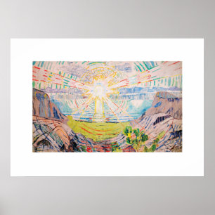 Affiche The Sun par Edvard Munch