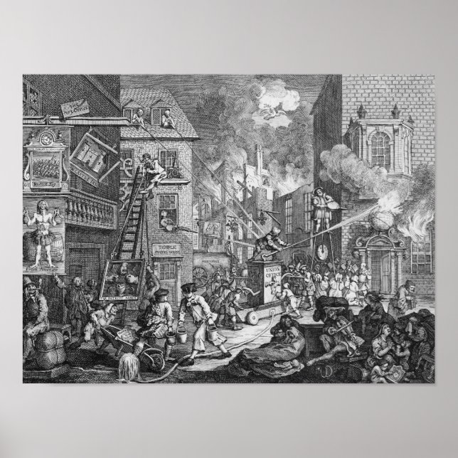 Affiche The Times, Plaque I, 1762 (Devant)