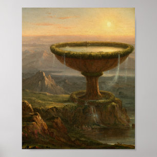 Affiche The Titan's Goblet (1833) - Thomas Cole
