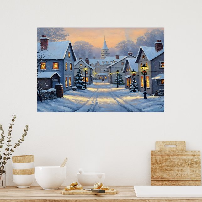 Affiche The Town In Winter (Cuisine)