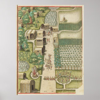 Affiche The town of Secota