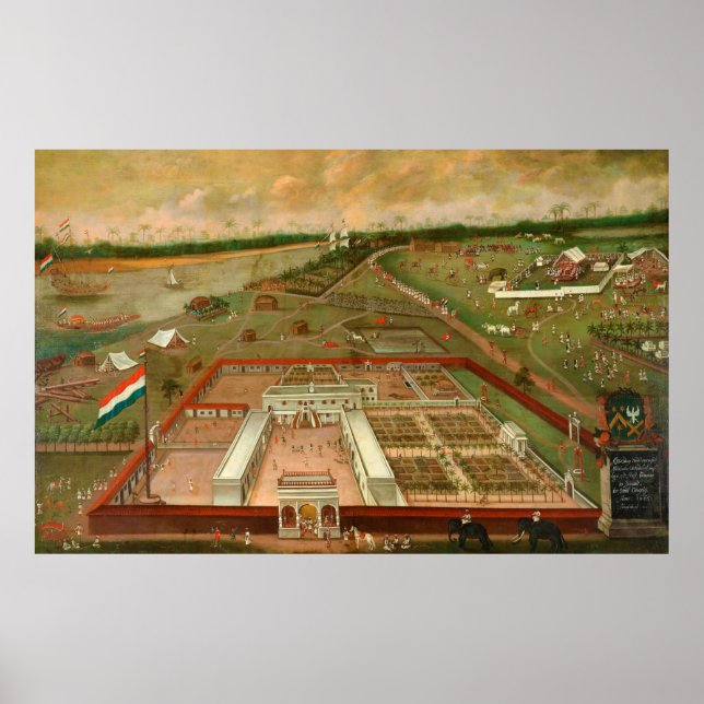 Affiche The Trading Post of the Dutch East India Company (Devant)