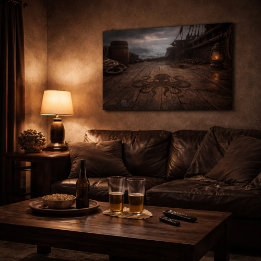 Affiche The Unmanned Deck — Pirate Ship Scene