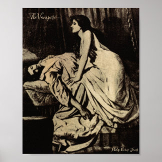 Affiche The Vampire (1897) - Philip Burne-Jones