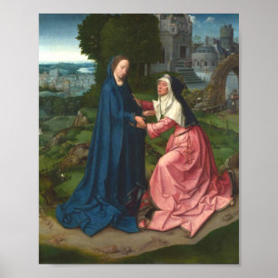 Affiche The Visitation Saint Elizabeth To The Virgin Mary