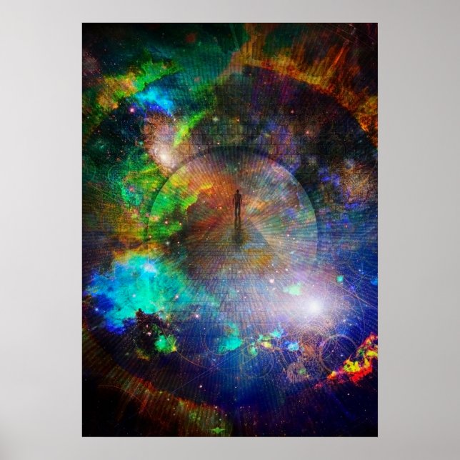 Affiche The way to Eternity. Composition spirituelle (Devant)