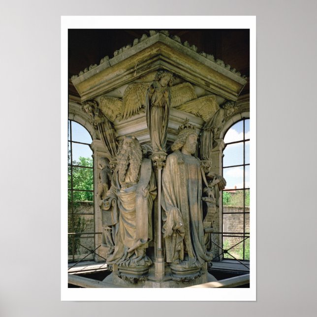 Affiche The Well of Moses, David and Moses, 1395-1404 (sto (Devant)