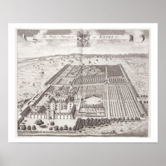 Affiche The West Prospect of Knole, from 'Thirty Six Diffe